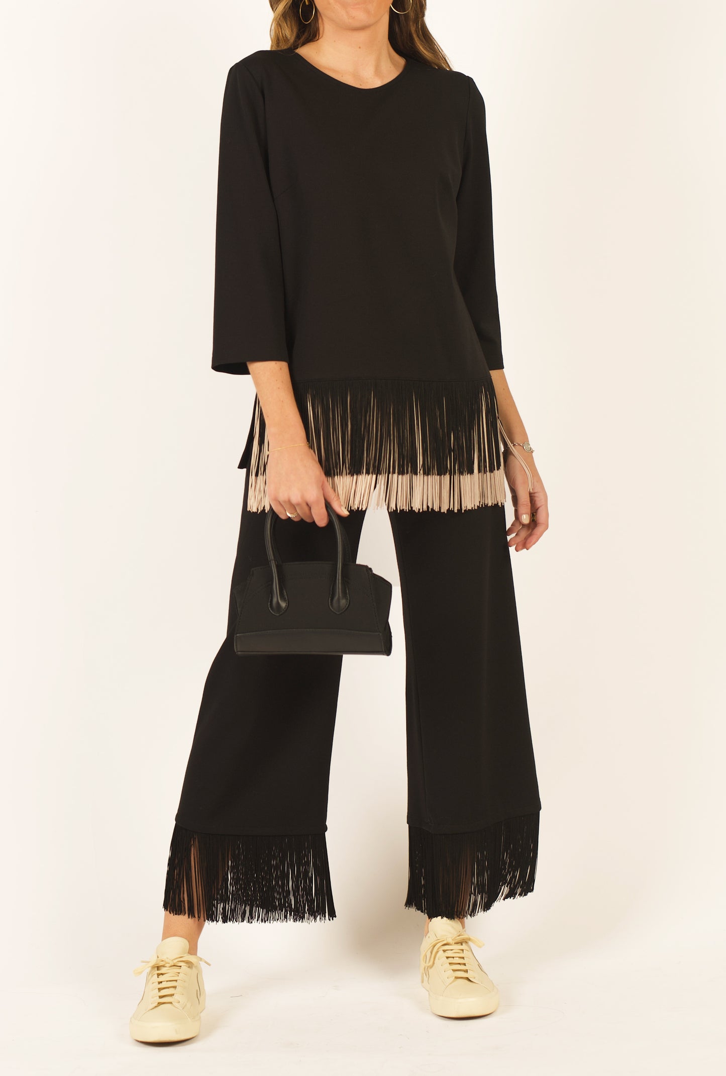 Fringed trousers